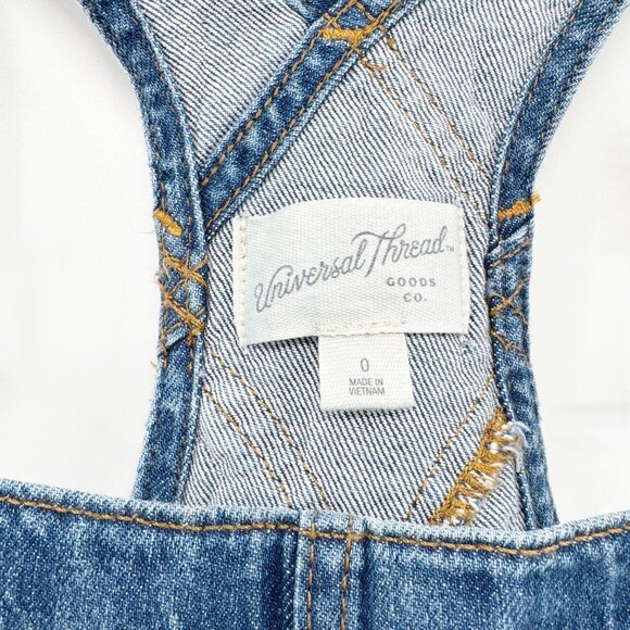 NEW Universal Thread Skinny Denim Overalls - Picture 12 of 14